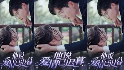 他说爱情已迟暮